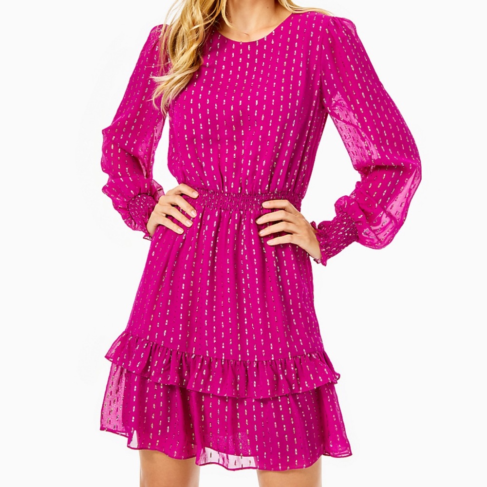 NWT Lilly Pulitzer Dotti Silk Dress